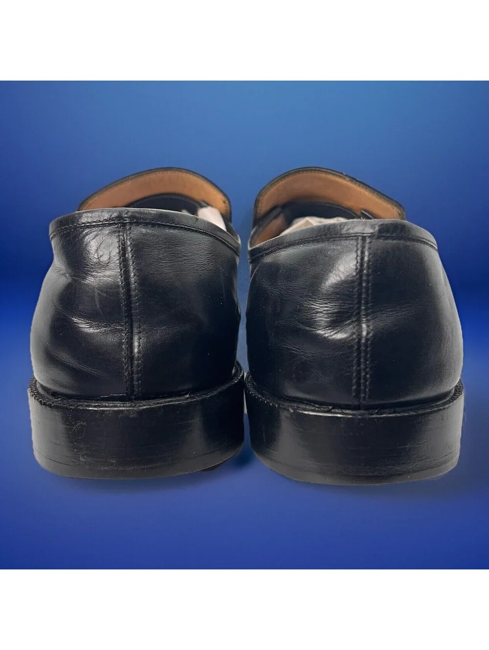 Salvatore Ferragamo Black Leather Horsebit Loafers – Made in Italy – Size 12D